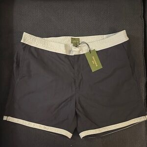 Sid Mashburn | NWT | Size 32 | Navy and Light Blue Standard Swim Shorts